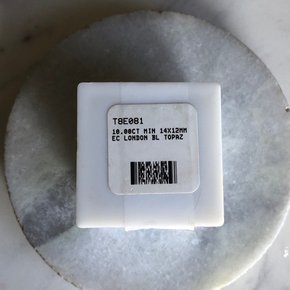 London Blue Topaz 10ctw Emerald Cut Loose Stone - Picture 8 of 8